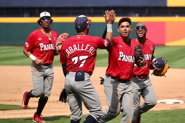 Jugadores del equipo de Panamá. Foto: EFE