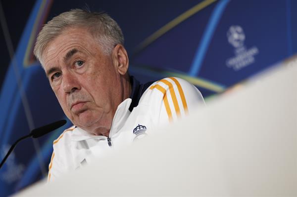 Carlo Ancelotti, técnico del Real Madrid. Foto: EFE