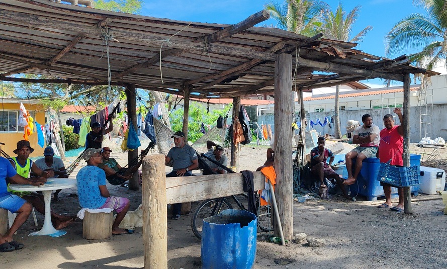 Los más golpeados por la piratería han sido los pescadores de Punta Chame, distrito de Chame. Foto: Eric A. Montenegro