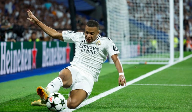 Mbappé, jugador del Real Madrid. Foto: EFE