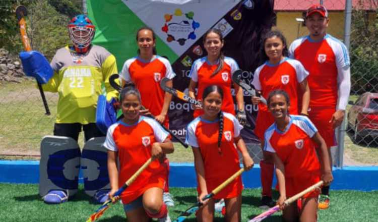 Todo listo para el nacional de hockey. Foto: Cortesía