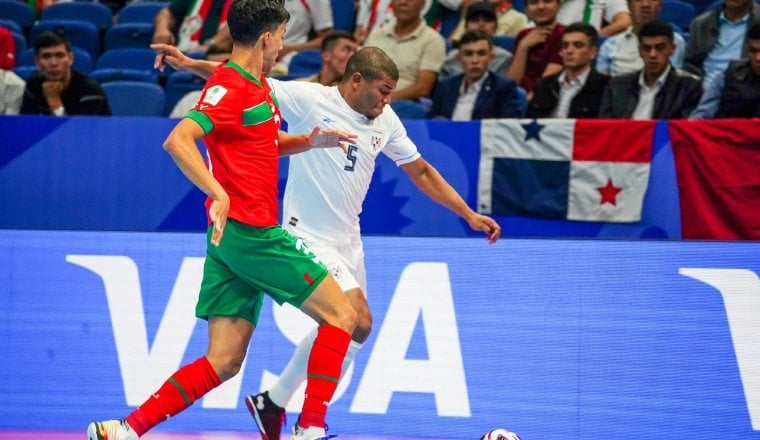 Panamá perdió ante Marruecos por 6-3 en el Mundial de Futsal 204. Foto: FPF