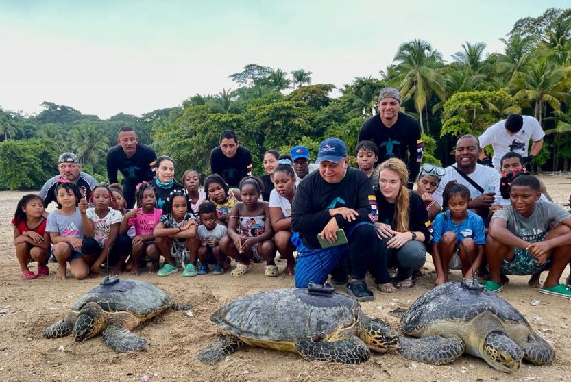 Saboga ha sido un sitio crucial para la reproducción de cuatro especies de tortugas marinas. Foto: EFE