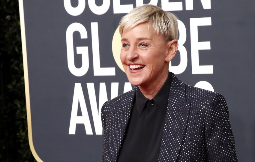 Ellen DeGeneres en una gala de los Golden Globe Awards, el 5 enero de 2020. (Estados Unidos). Foto: EFE / EPA / Nina Prommer