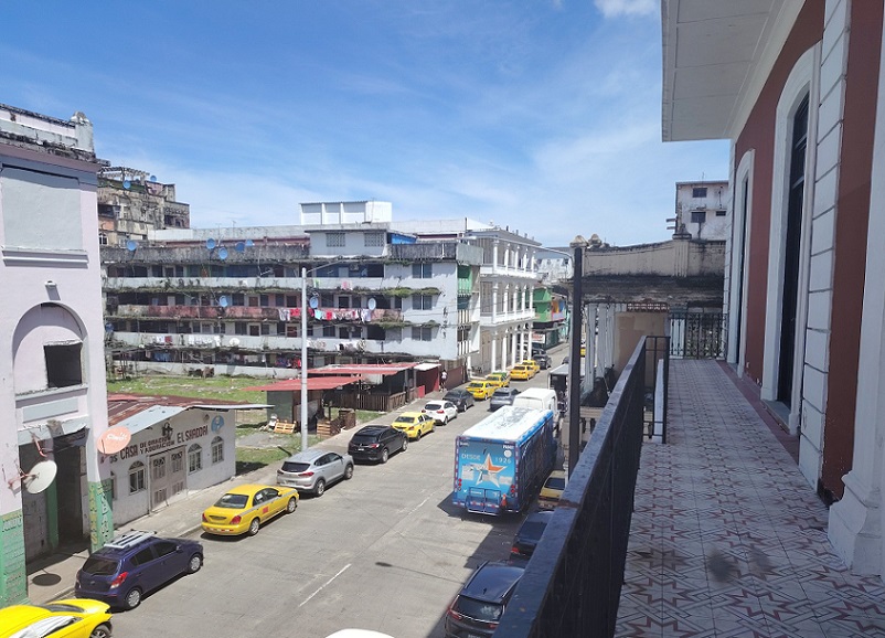 La balacera se escenificó en la calle 5 avenida Bolívar de la ciudad de Colón. Foto: Diomedes Sánchez 