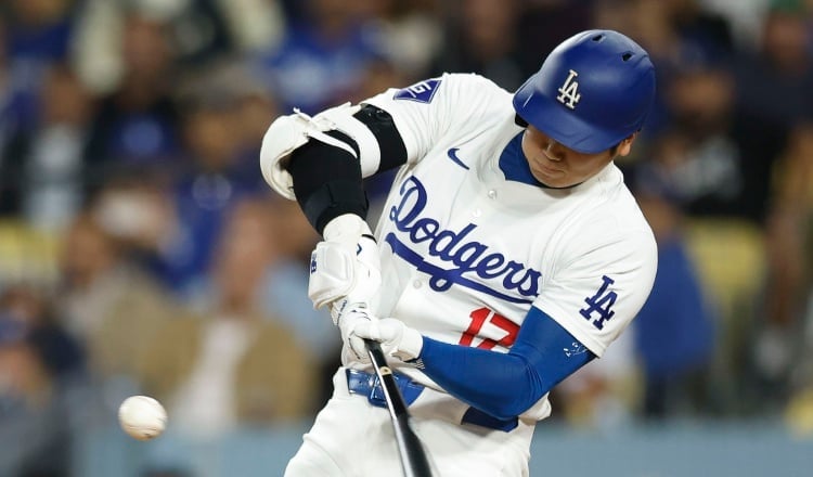 El japonés Shohei Ohtani juega para los Dodgers. Foto:EFE 