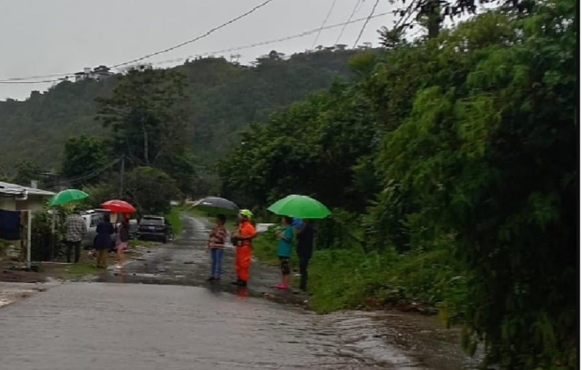 Realizan las evaluaciones de varias viviendas afectadas en Chiriquí. Foto. sinaproc