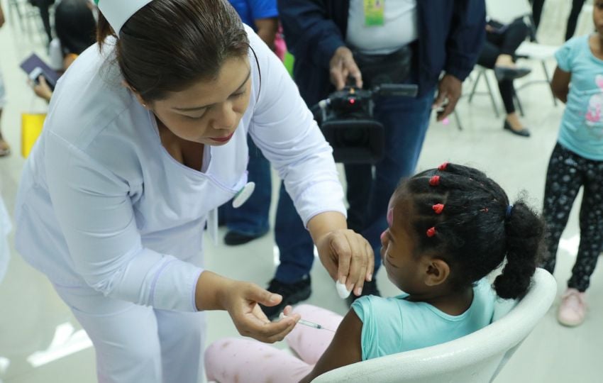 La vacuna va dirigida a niños de 1 a 4 años de edad. Foto: Cortesía