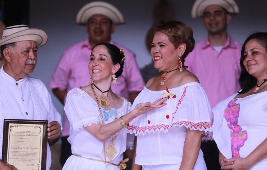 María Eugenia Herrera y Carmen de la Cruz. Foto: Cortesía / Ministerio de Cultura