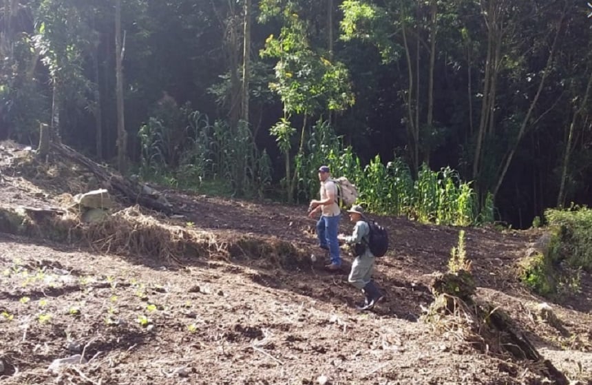 Momentos de la inspección. Foto: Cortesía