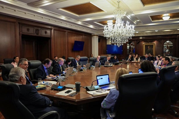 El Consejo de Gabinete se reunió en forma extraordinaria el pasado viernes, para aprobar el presupuesto 2025. Foto: Presidencia