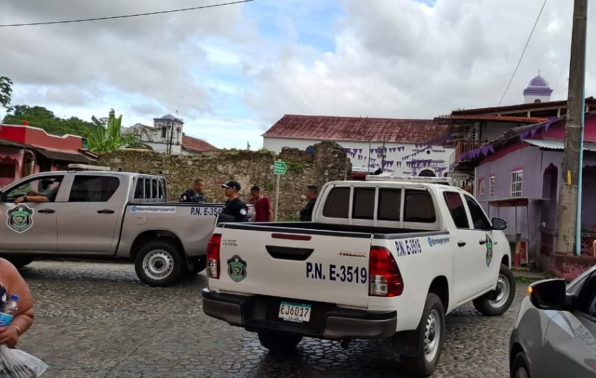 La Policía Nacional, SENAN, Bomberos, Cruz Roja, Migración AMP, ATTT, MINSA y Alcaldía de Portobelo, participarán del operativo. Foto: Diomedes Sánchez 