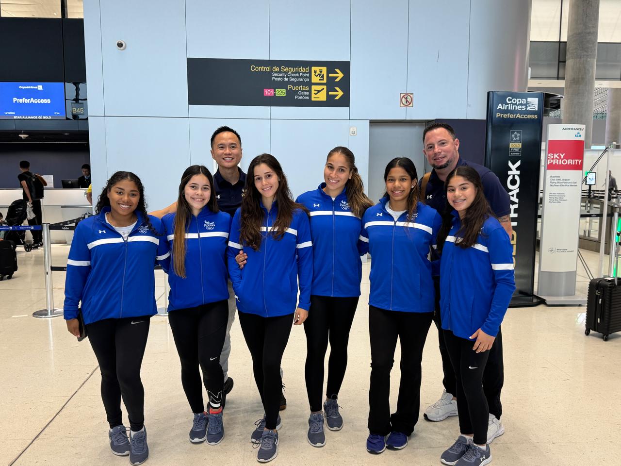 Equipo panameño de gimnasia. Foto: Cortesía