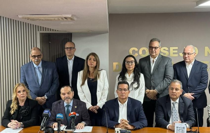 Miembros del Consejo Nacional de la Empresa Privada (Conep). Foto: Cortesía