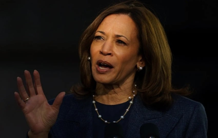 Kamala Harris, vicepresidenta de Estados Unidos y candidata demócrata a la Casa Blanca. Foto: EFE