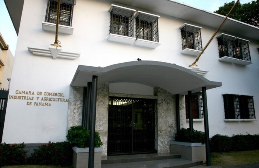 Fachada de la Cámara de Comercio, Industrias y Agricultura de Panamá . Foto: Cortesía