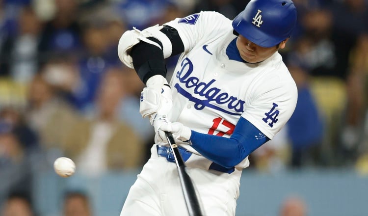 Shohei Ohtani de los Dodgers. Foto: EFE