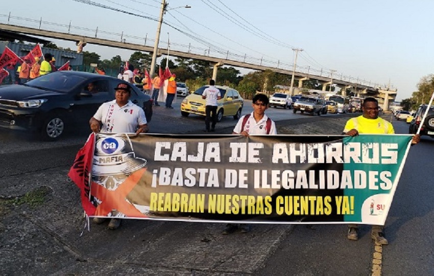 Suntracs realizó múltiples marchas para pedir la reapertura de cuentas. Foto: Cortesía