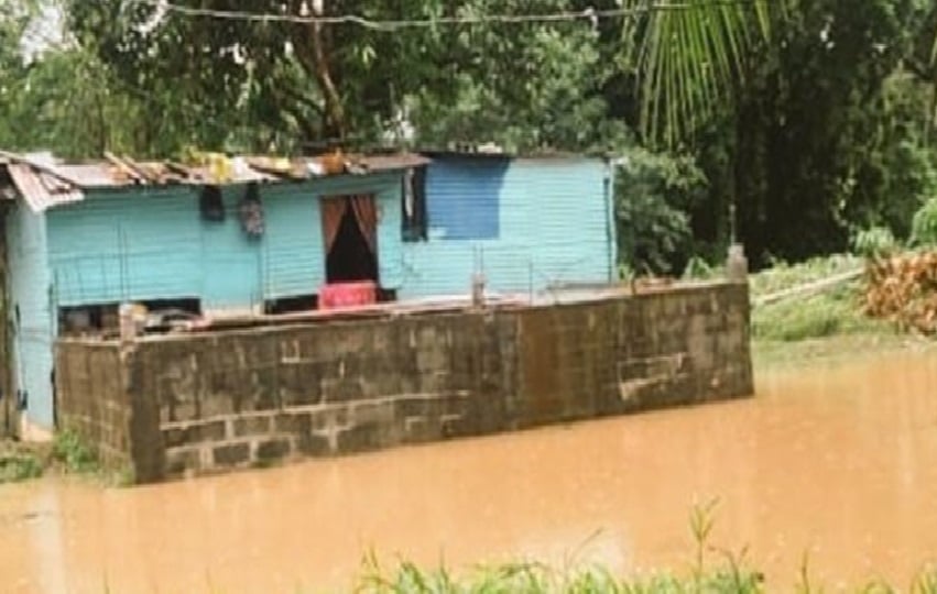 En la provincia de Colón se reportaron lluvias en las comunidades de Guan Foto. Sinaprocco, Viento Frío, Santa Isabel, Unión Santeña y Nombre de Dios.