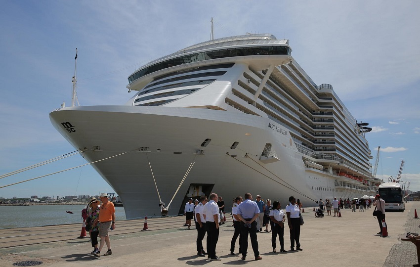 Crucero de la empresa MSC, que a partir de 2026 hará itinerarios por Alaska y el Canal de Panamá.