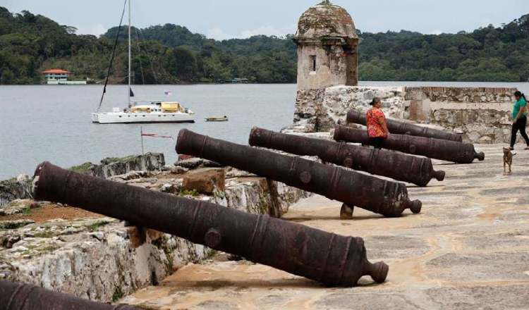 Castillo Santiago de la Gloria, en Portobelo.  EFE