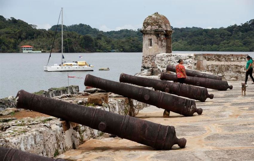 Castillo Santiago de la Gloria, en Portobelo. Foto. EFE