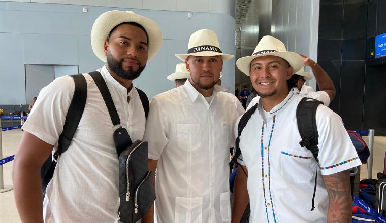 Jugadores del equipo panameño de béisbol. Foto: Fedebeis