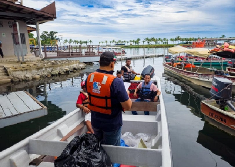 La AMP insta a los navegantes a seguir las informaciones oficiales de los estamentos de protección. Foto: Cortesía AMP. 