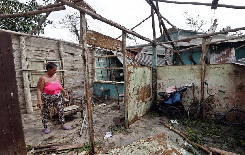 Óscar fue el primer huracán que impactó directamente a Cuba en la actual temporada de ciclones. Foto: EFE