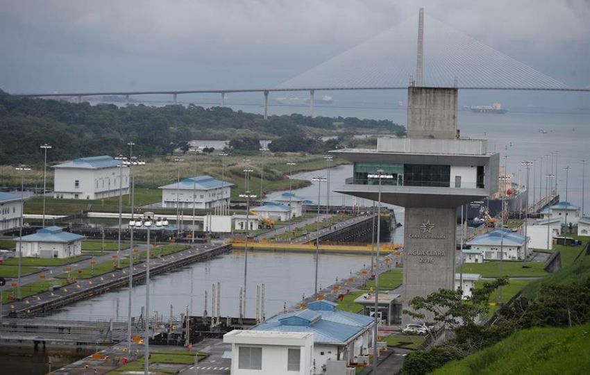 Las esclusas de Agua Clara, en el Canal de Panamá. Foto: EFE