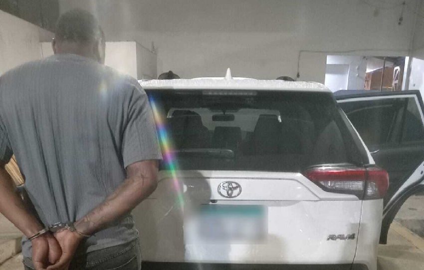 En Guabalá una persona fue detenida con presunta sustancia ilícita. Foto. PGN