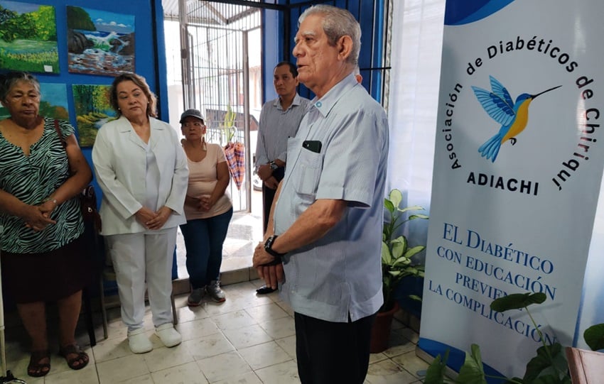 La Asociación de Diabéticos de Chiriquí, reabrió nuevamente sus puertas luego de estar cerrada por cinco años. Foto. Cortesía. Minsa