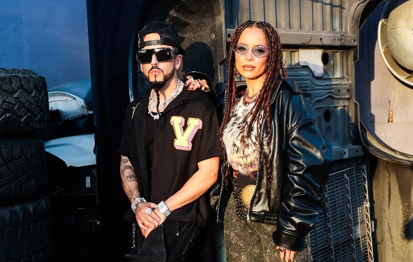 Yandel y Blanca Reyes. Foto: EFE / Chepe Jose