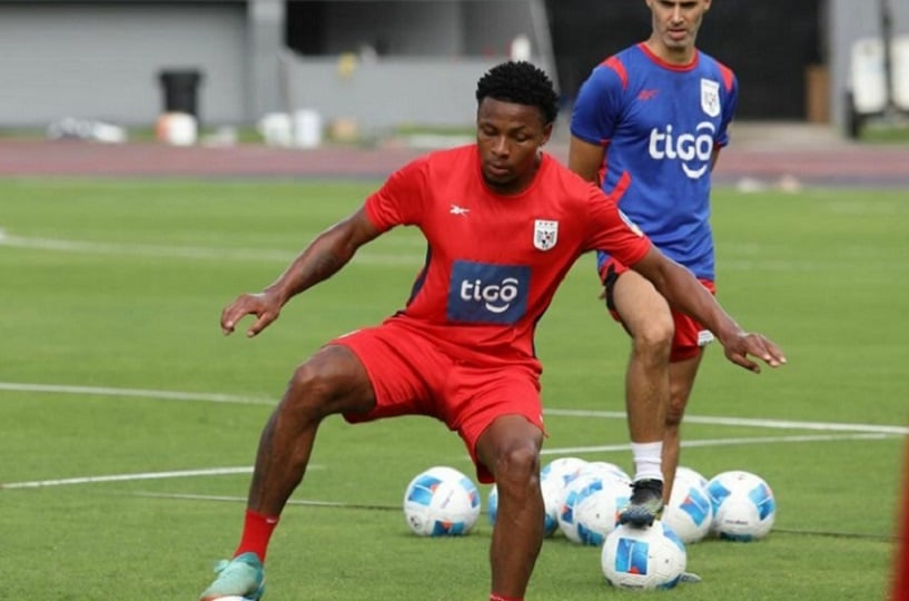 Segundo entrenamiento de la selección panameña en el Estadio Rommel Fernández. Foto: Fepafut