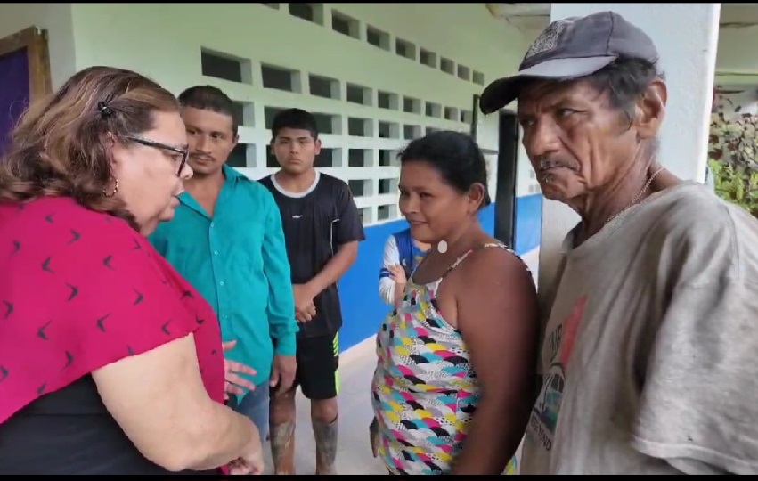 La Gobernadora de Veraguas Hildemarta Riera precisó que está llegando la ayuda humanitaria. Foto. Melquíades Vásquez