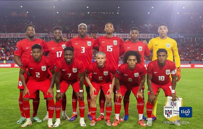 Equipo  de Panamá. Foto: Fepafut