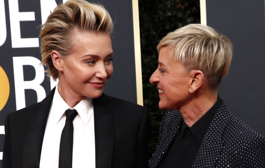 Portia de Rossi y Ellen Degeneres. Foto: EFE / Nina Prommer