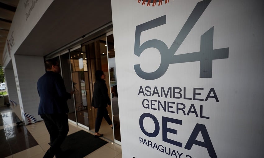 La Asamblea General de este año se realizó en Asunción, Paraguay, ciudad que un mes después acogió la Cumbre del Mercosur. Foto: EFE