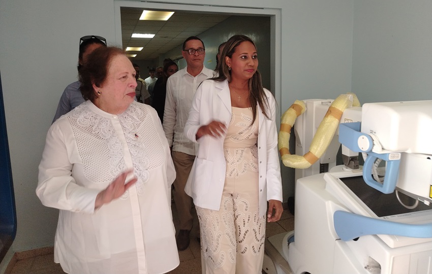 La donación se distribuyó en las áreas de mayor volumen de atención como; Pediatría, Neonatología y Sala de Parto. Foto. Thays Domínguez