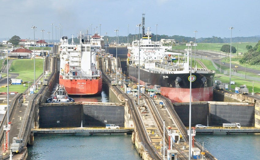 El Canal de Panamá está superando el mal momento que pasó por la sequía, el año pasado. Foto ilustrativa