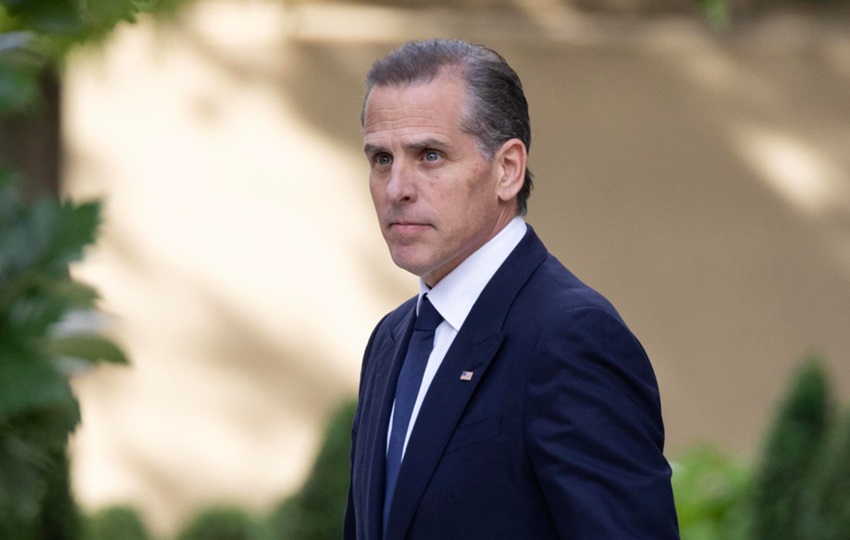 Fotografía de archivo del 3 de junio de 2024 del hijo del presidente Biden, Hunter Biden. Foto: EFE