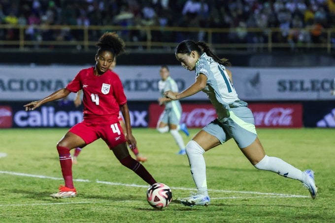 Panamá y México empatan 1-1 en Mérida. Foto: @Miseleccionfem