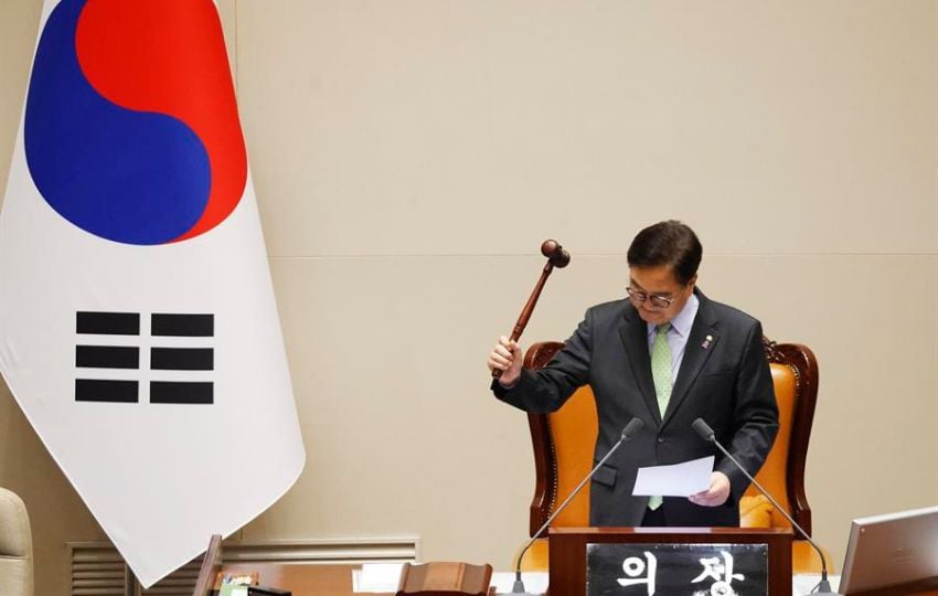 El presidente de la Asamblea Nacional de Corea del Sur, Woo Won-shik. Foto: EFE