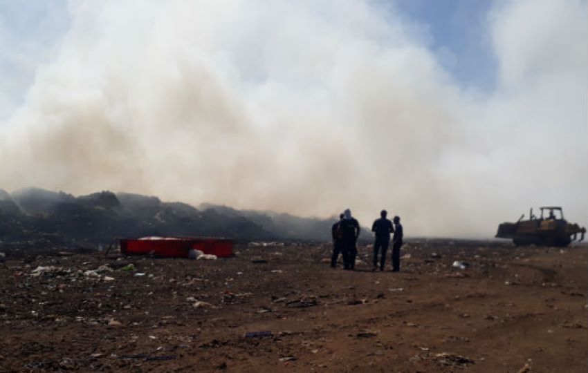 Incendios en los vertederos afectan a las comunidades. Foto: Archivo.