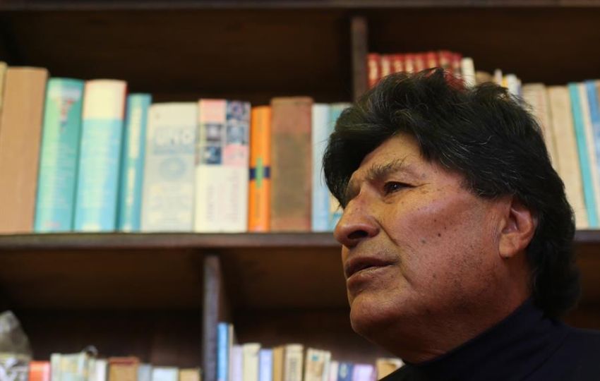 El expresidente de Bolivia Evo Morales. Foto: EFE