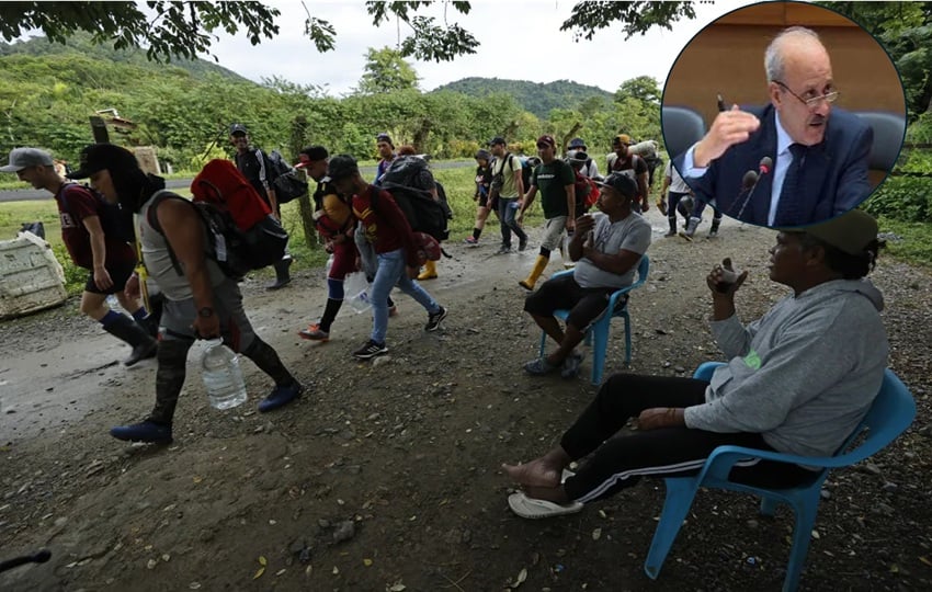 La peligrosa selva de Darién ha sido escenario en los últimos años del paso masivo de migrantes ilegales. Foto: EFE