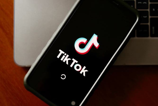 Logo de la plataforma Tik Tok. Foto: EFE