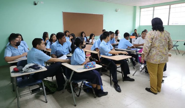 Estudiantes en clases. Foto: Archivo