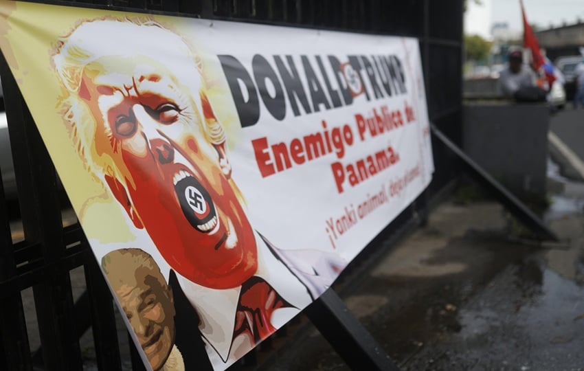 Trump pidió el fin de semana la devolución del Canal de Panamá al criticar las altas tarifas. Foto: EFE