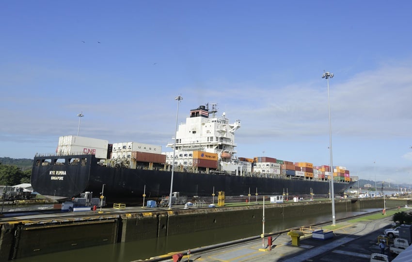 El Canal de Panamá tiene 25 años de estar en manos panameñas. Foto: EFE